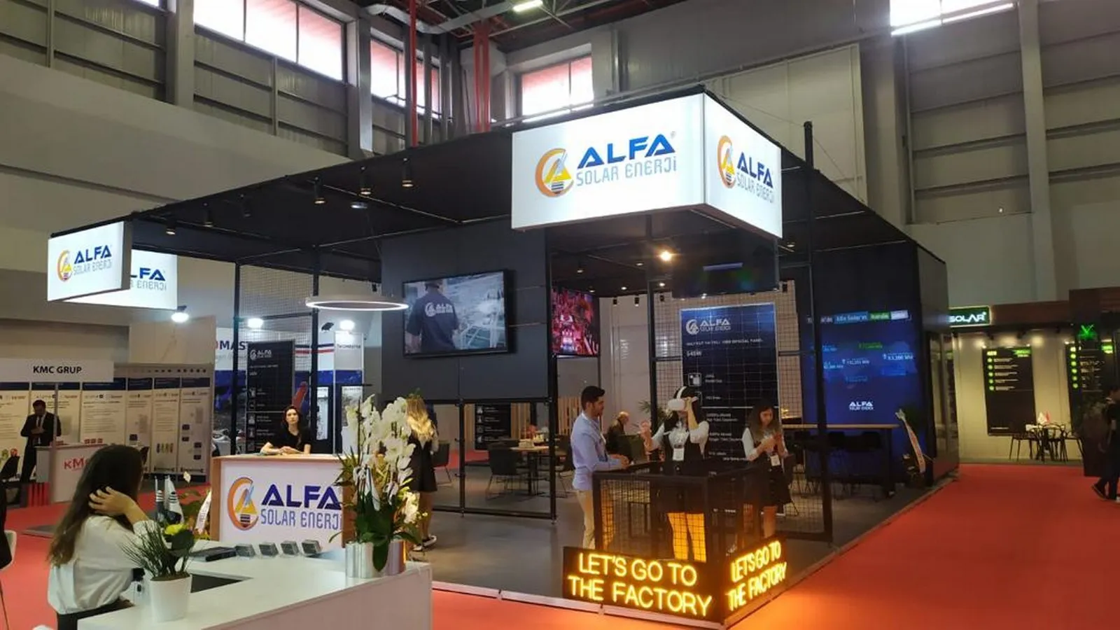 alfa solar fuar standı
