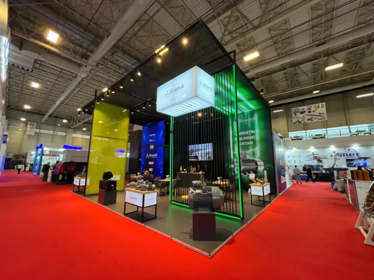 Plasteurasia 2023 Fuarı, Fuar Standı - 2023, İstanbul - Dinamik Motor