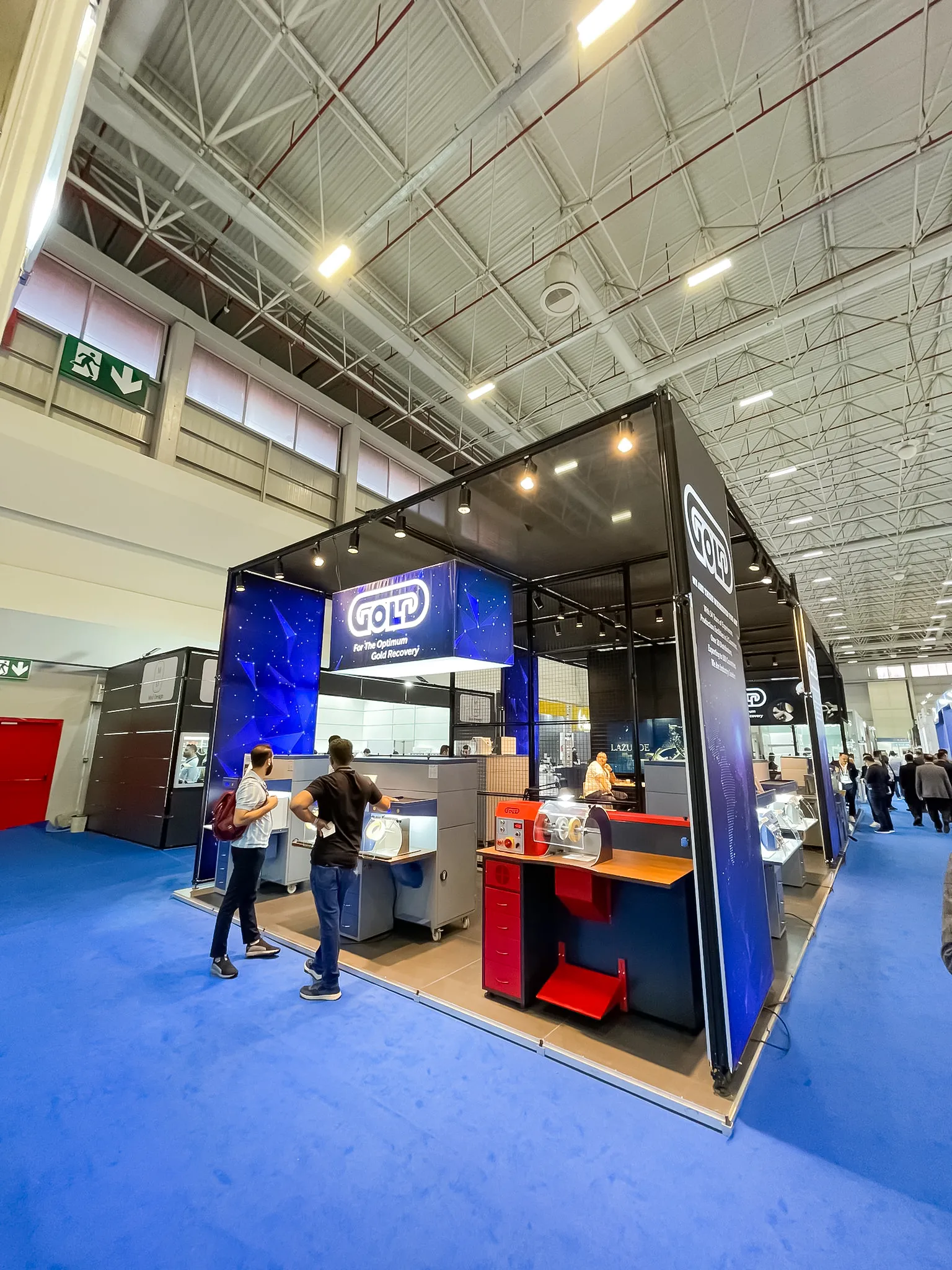 gold makine fuar standı